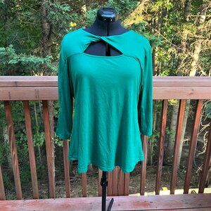 Luyaa Green Long Sleeve Top